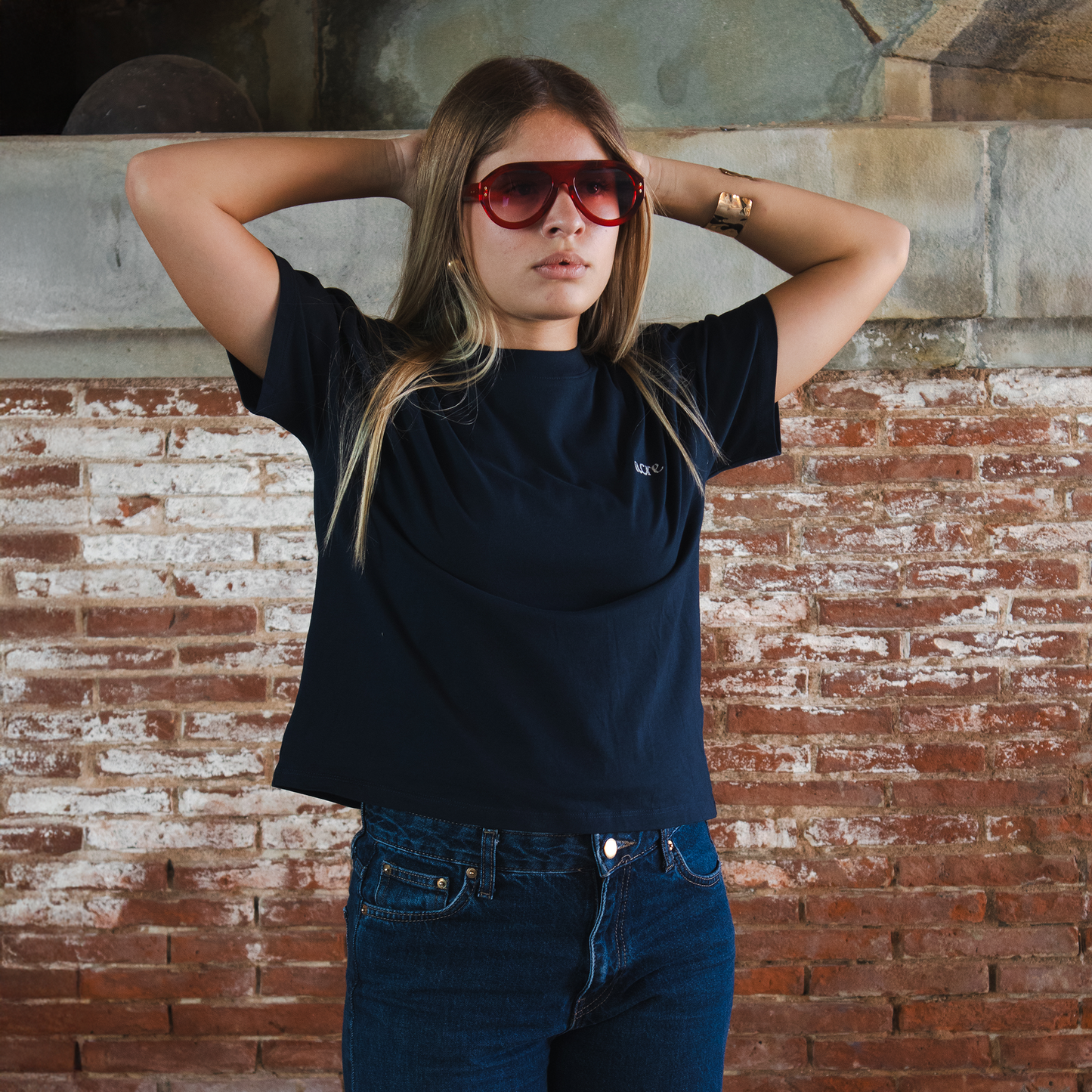 Tee MARINE Femme